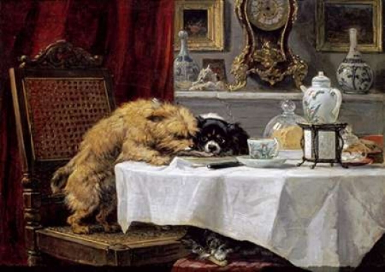 While Masters Away Poster Print by Henriette Ronner-Knip - Item # VARPDX265475